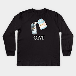 Oatly! Oat Milk Kids Long Sleeve T-Shirt